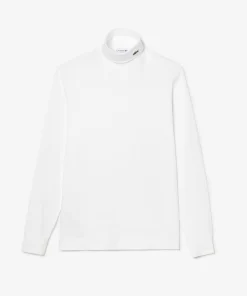 Lacoste T-Shirts-Men'S Organic Cotton Turtleneck T-Shirt