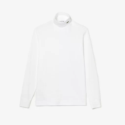 Lacoste T-Shirts-Men'S Organic Cotton Turtleneck T-Shirt