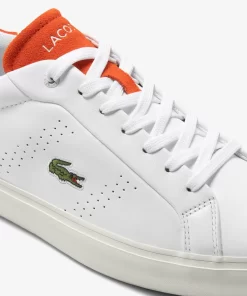 Lacoste Sneakers-Men'S Powercourt 2.0 Orange Leather Trainers