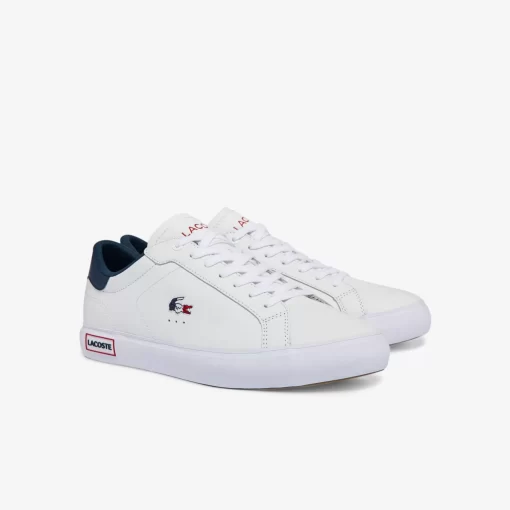 Lacoste Sneakers-Men'S Powercourt Leather Tricolour Trainers