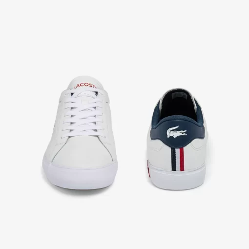 Lacoste Sneakers-Men'S Powercourt Leather Tricolour Trainers