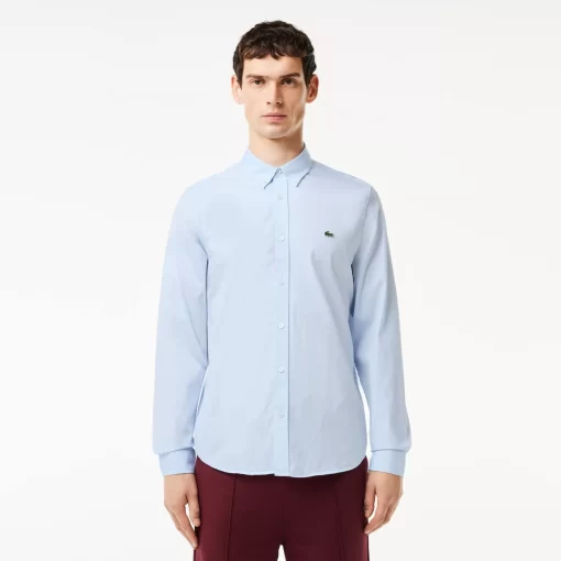 Lacoste Shirts-Men'S Regular Fit Premium Cotton Shirt