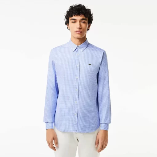 Lacoste Shirts-Men'S Regular Fit Premium Cotton Shirt