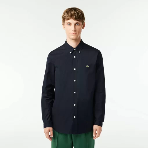 Lacoste Shirts-Men'S Regular Fit Premium Cotton Shirt