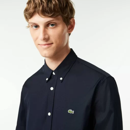 Lacoste Shirts-Men'S Regular Fit Premium Cotton Shirt