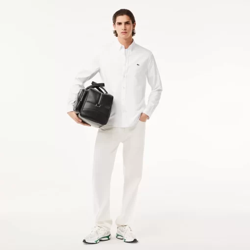 Lacoste Shirts-Men'S Regular Fit Premium Cotton Shirt