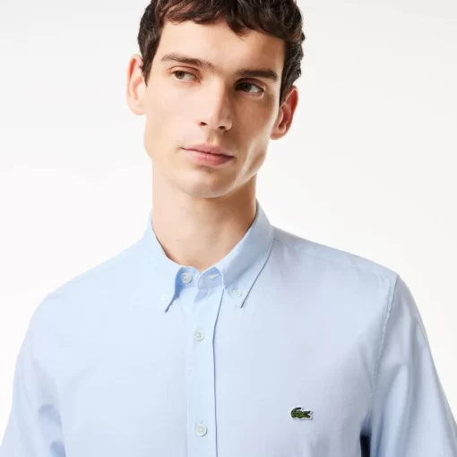 Lacoste Shirts-Men'S Regular Fit Premium Cotton Shirt