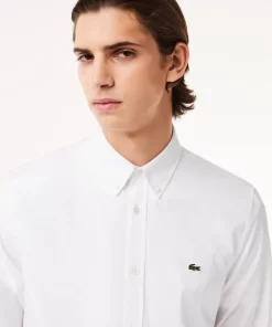 Lacoste Shirts-Men'S Regular Fit Premium Cotton Shirt