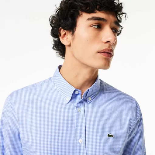 Lacoste Shirts-Men'S Regular Fit Premium Cotton Shirt