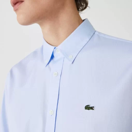 Lacoste Shirts-Men'S Regular Fit Premium Cotton Shirt