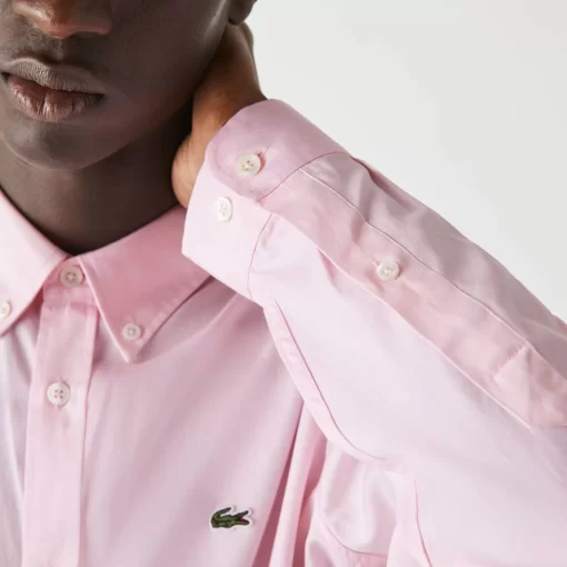 Lacoste Shirts-Men'S Regular Fit Premium Cotton Shirt