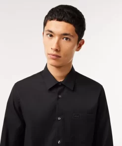 Lacoste Shirts-Men'S Regular Fit Solid Cotton Shirt