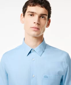 Lacoste Shirts-Men'S Regular Fit Solid Cotton Shirt