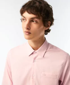 Lacoste Shirts-Men'S Regular Fit Solid Cotton Shirt