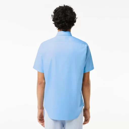 Lacoste Shirts-Men'S Regular Fit Solid Cotton Shirt