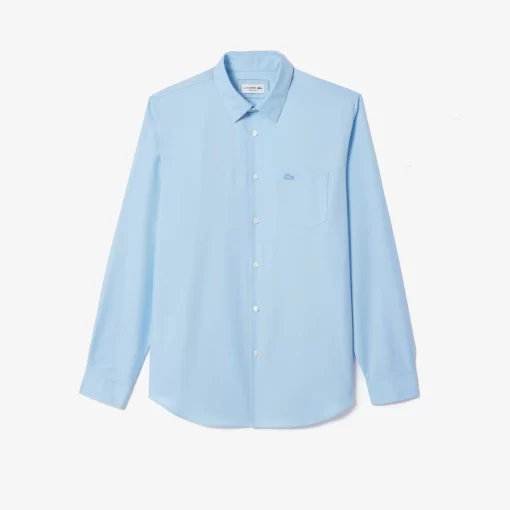 Lacoste Shirts-Men'S Regular Fit Solid Cotton Shirt