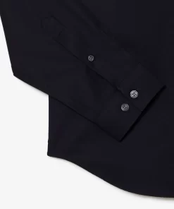 Lacoste Shirts-Men'S Regular Fit Solid Cotton Shirt