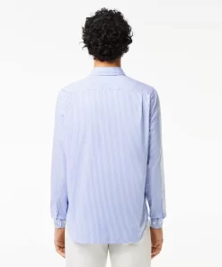 Lacoste Shirts-Men'S Regular Fit Striped Cotton Shirt