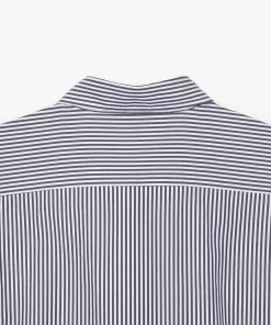 Lacoste Shirts-Men'S Regular Fit Striped Cotton Shirt