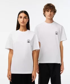 Lacoste T-Shirts-Men'S Relaxed Fit Organic Cotton Jersey T-Shirt