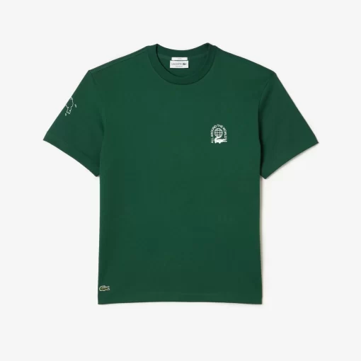 Lacoste T-Shirts-Men'S Relaxed Fit Organic Cotton Jersey T-Shirt