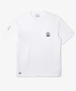 Lacoste T-Shirts-Men'S Relaxed Fit Organic Cotton Jersey T-Shirt