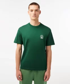 Lacoste T-Shirts-Men'S Relaxed Fit Organic Cotton Jersey T-Shirt