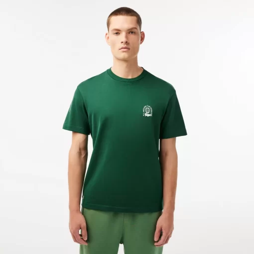 Lacoste T-Shirts-Men'S Relaxed Fit Organic Cotton Jersey T-Shirt