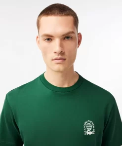 Lacoste T-Shirts-Men'S Relaxed Fit Organic Cotton Jersey T-Shirt