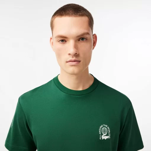 Lacoste T-Shirts-Men'S Relaxed Fit Organic Cotton Jersey T-Shirt