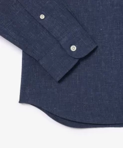 Lacoste Shirts-Men'S Slim Fit Cotton Chambray Shirt