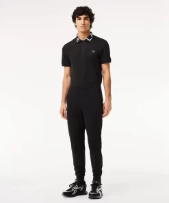 Lacoste Trousers & Shorts-Men'S Slim Fit Heathered Cotton Blend Jogger Tracksuit Trousers