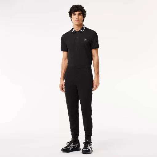 Lacoste Trousers & Shorts-Men'S Slim Fit Heathered Cotton Blend Jogger Tracksuit Trousers