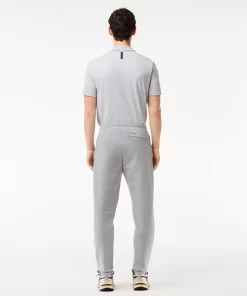 Lacoste Trousers & Shorts-Men'S Slim Fit Heathered Cotton Blend Jogger Tracksuit Trousers