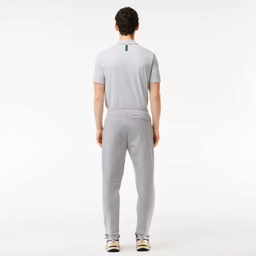 Lacoste Trousers & Shorts-Men'S Slim Fit Heathered Cotton Blend Jogger Tracksuit Trousers