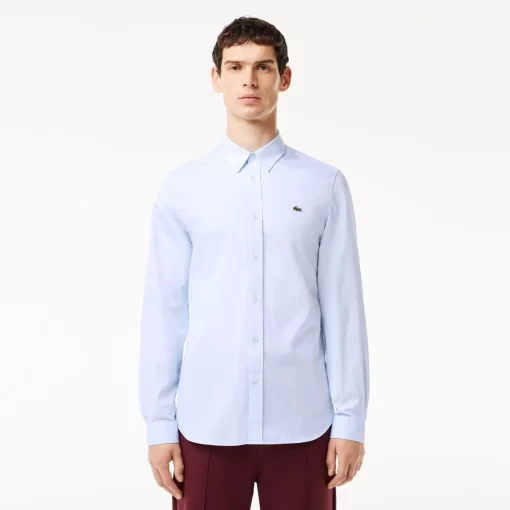 Lacoste Shirts-Men'S Slim Fit Premium Cotton Shirt