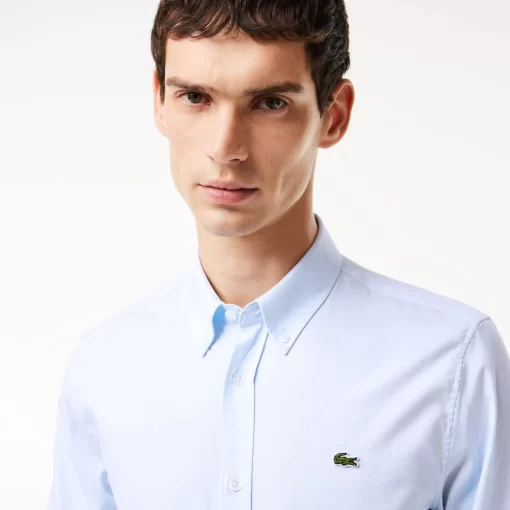 Lacoste Shirts-Men'S Slim Fit Premium Cotton Shirt