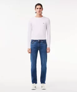 Lacoste Trousers & Shorts-Men'S Slim Fit Stretch Cotton Denim Jeans