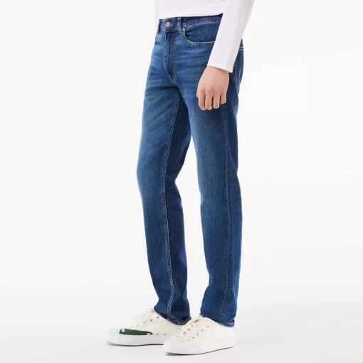 Lacoste Trousers & Shorts-Men'S Slim Fit Stretch Cotton Denim Jeans