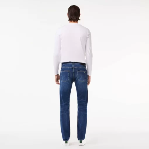 Lacoste Trousers & Shorts-Men'S Slim Fit Stretch Cotton Denim Jeans