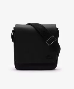 Lacoste Vertical Bags-Men'S Slimline Flap Close Satchel