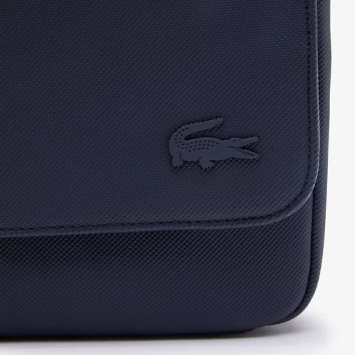 Lacoste Vertical Bags-Men'S Slimline Flap Close Satchel