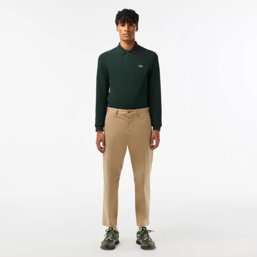 Lacoste Trousers & Shorts-Men'S Stretch Cotton Tapered Chinos