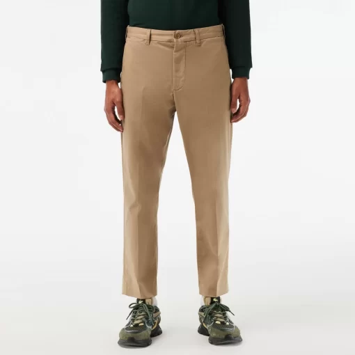 Lacoste Trousers & Shorts-Men'S Stretch Cotton Tapered Chinos