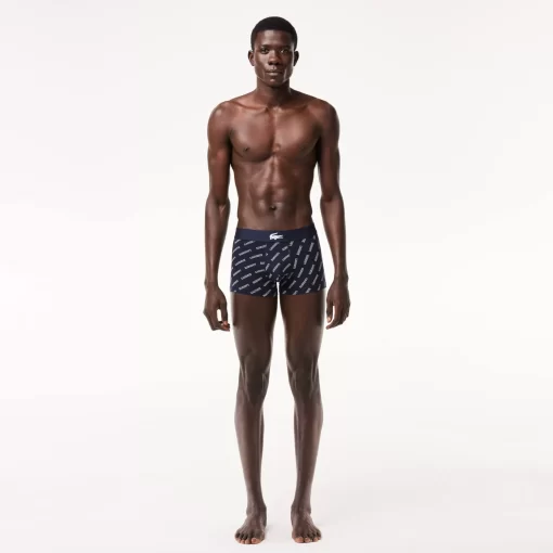 Lacoste Underwear & Lounge Wear-Men'S Stretch Cotton Trunk 3-Pack