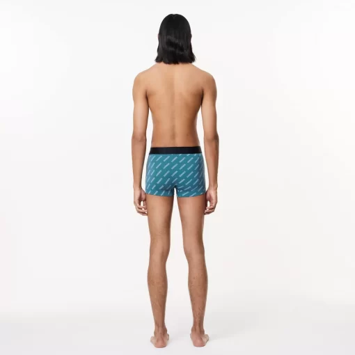 Lacoste Underwear & Lounge Wear-Men'S Stretch Cotton Trunk 3-Pack