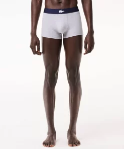 Lacoste Underwear & Lounge Wear-Men'S Stretch Cotton Trunk 3-Pack