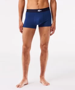 Lacoste Underwear & Lounge Wear-Men'S Stretch Cotton Trunk 3-Pack