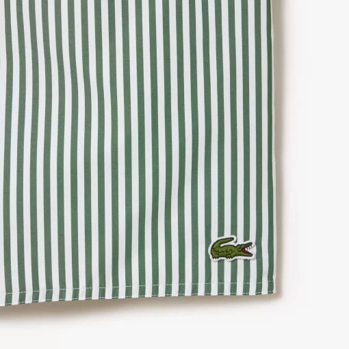 Lacoste Swimwear-Men'S Striped Swimming Trunks