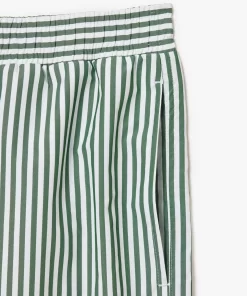 Lacoste Swimwear-Men'S Striped Swimming Trunks